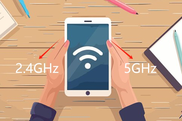 手机连接的wifi网络是2.4GHz 还是 5GHz，要怎么区分